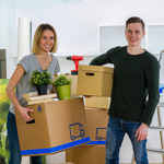 Eine Person die einen Umzug gemacht hat