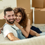 Eine Person die einen Umzug gemacht hat